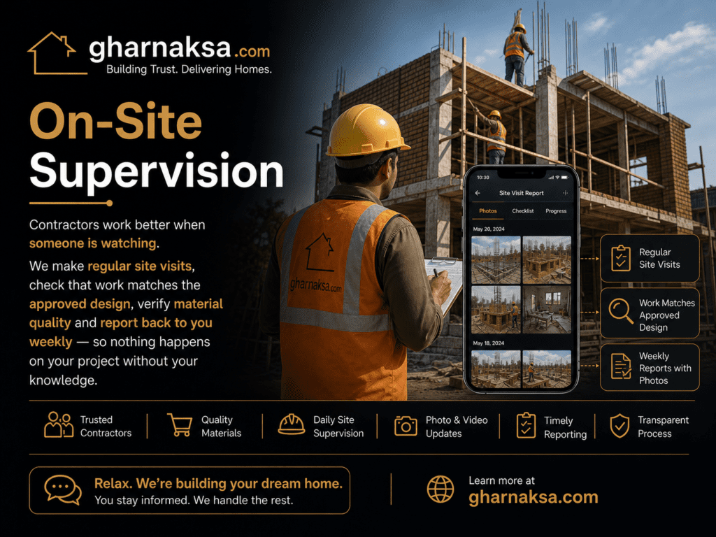 onsite supervision gharnaksa